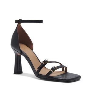 Black buckle heels - Ruby heel flattered